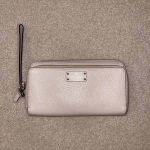 Cream Kate Spade Wallet